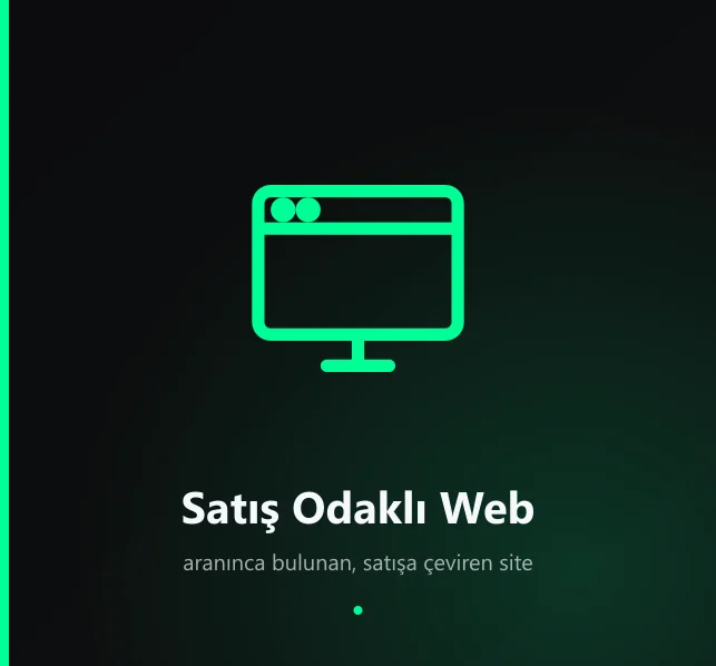 Satış Odaklı Web